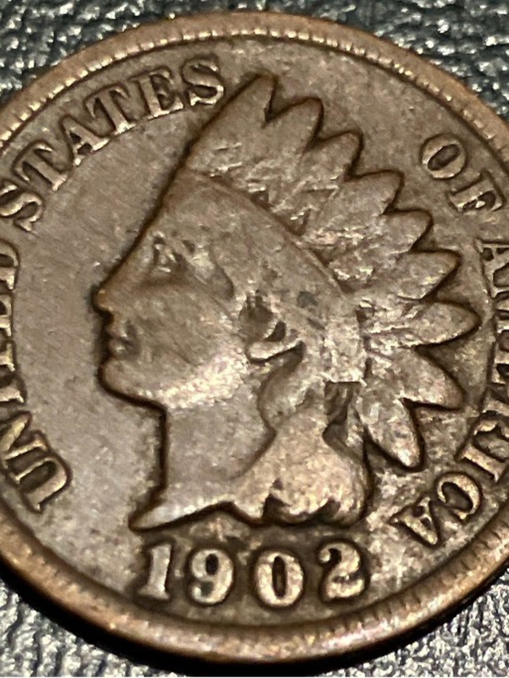 1902 Indian Head Cent - Copper